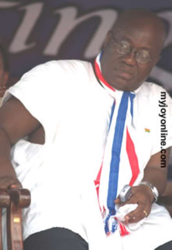 Akufo-Addo’s campaign drives into demonstration